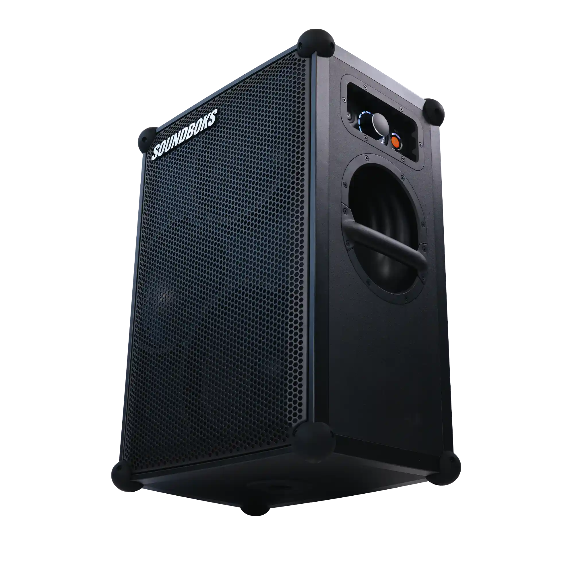 THE SOUNDBOKS 4 angled from below#grillfarbe_schwarz,en:grill-color_black